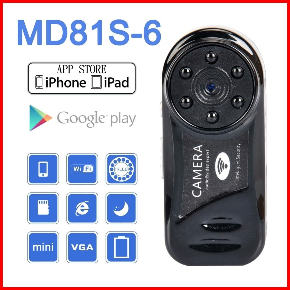 WIFI MiniDV Wireless telecamera con visione notturna ad infrarossi MD81S-6 - 17
