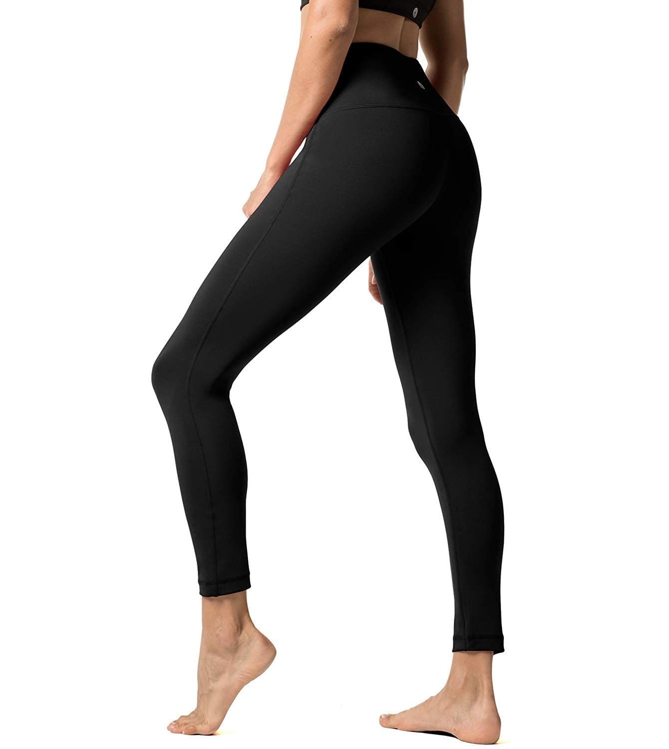 LEGGINGS PANTALONI DONNA PER ALLENAMENTO YOGA FITNESS PALESTRA TAGLIA UNICA - 2