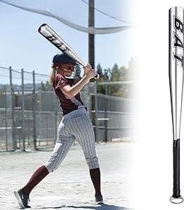 MAZZA DA BASEBALL IN ALLUMINIO 76 CM ULTRA LEGGERA SOFTBALL SPORT E AUTODIFESA - 4