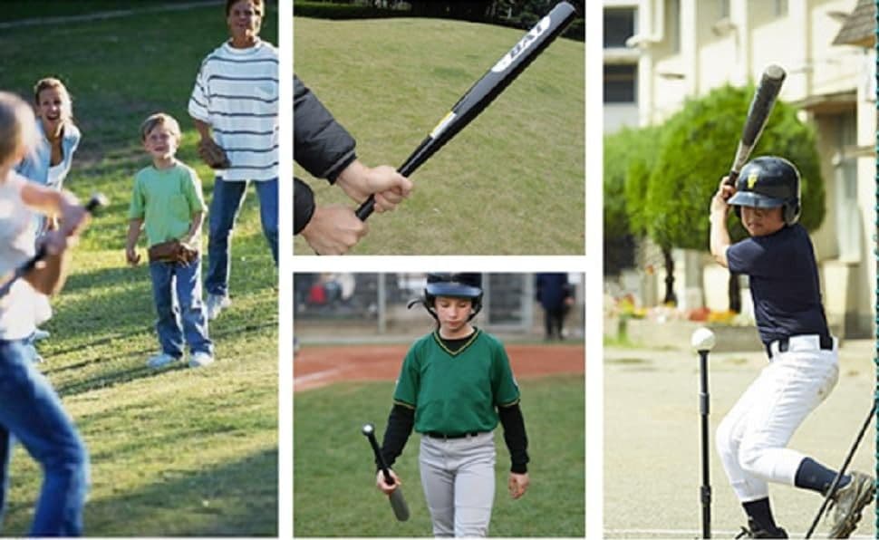MAZZA DA BASEBALL IN ALLUMINIO 76 CM ULTRA LEGGERA SOFTBALL SPORT E AUTODIFESA - 5