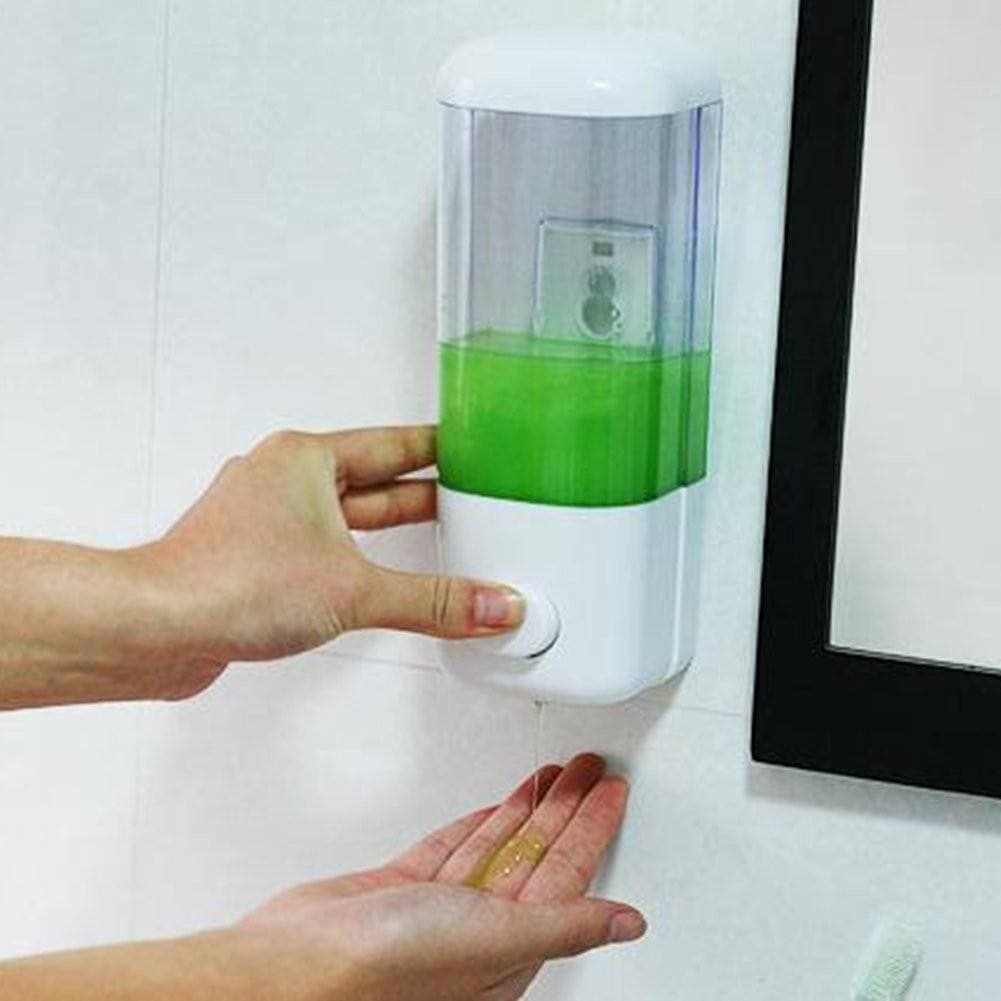 DISPENSER PER GEL IGIENIZZANTE MANI A MURO CON RICARICA INCLUSA DA 1000ML 1 LT - 4