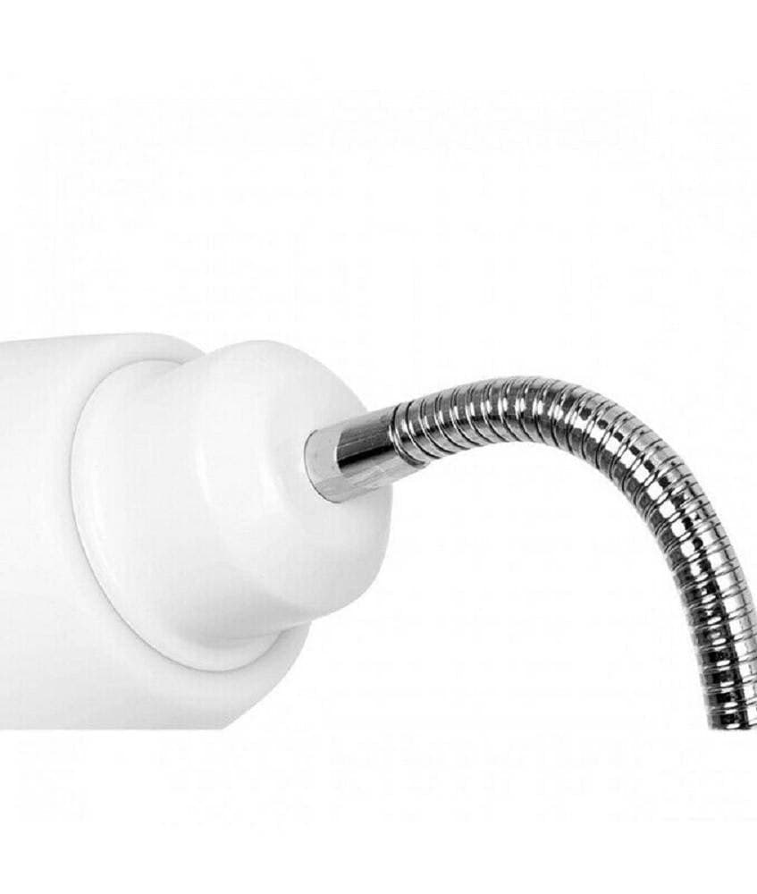 LAMPADA PIANTANA DA TERRA 180CM 2 BRACCI PARALUME LUCE ORIENTABILE CASA UFFICIO - 4