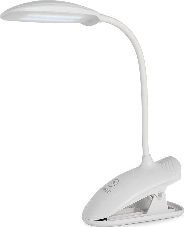 LAMPADA DA TAVOLO SCRIVANIA A LED LUCE RICARICABILE TOUCH SNODABILE CON PINZA - 2
