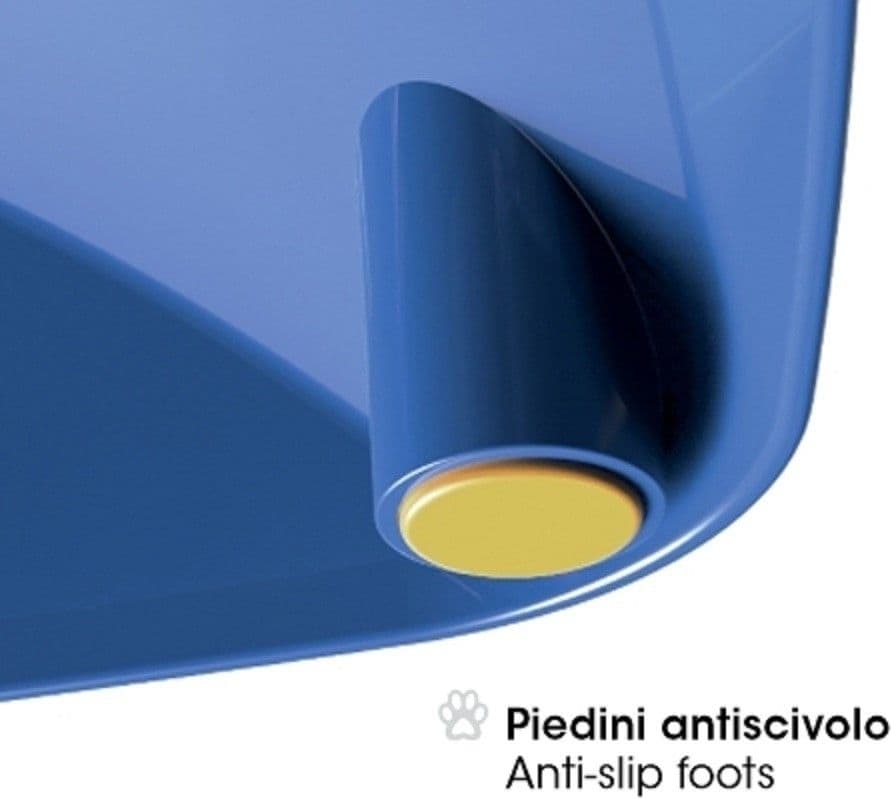 DOPPIA CIOTOLA PER CANE SMALL ANTISCIVOLO CIBO E ACQUA VARI COLORI - 2