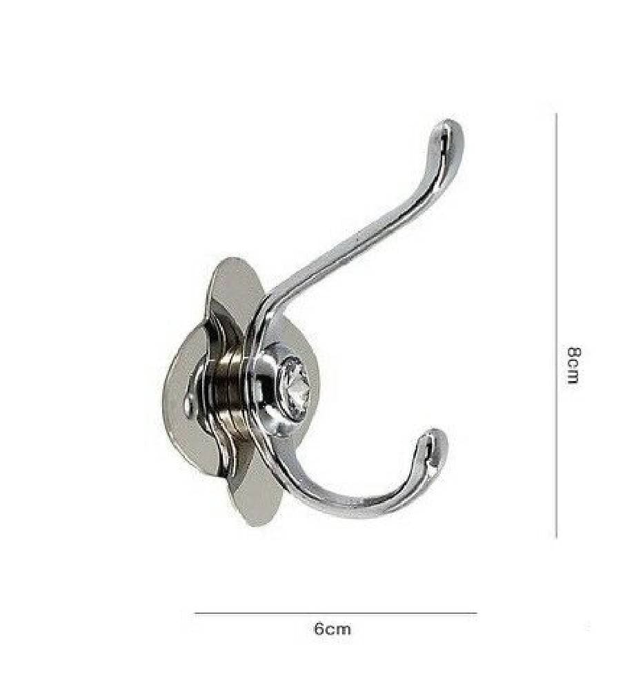 APPENDINO GANCIO APPENDI ABITI PORTA ASCIUGAMANO 1 POSTO BAGNO DIAMANTE 52172 - 3