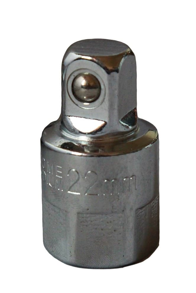 CHIAVE COMBINATA CRICCHETTO REVERSIBILE FISSA A STELLA 22mm 19-22mm ADATTATORE - 2