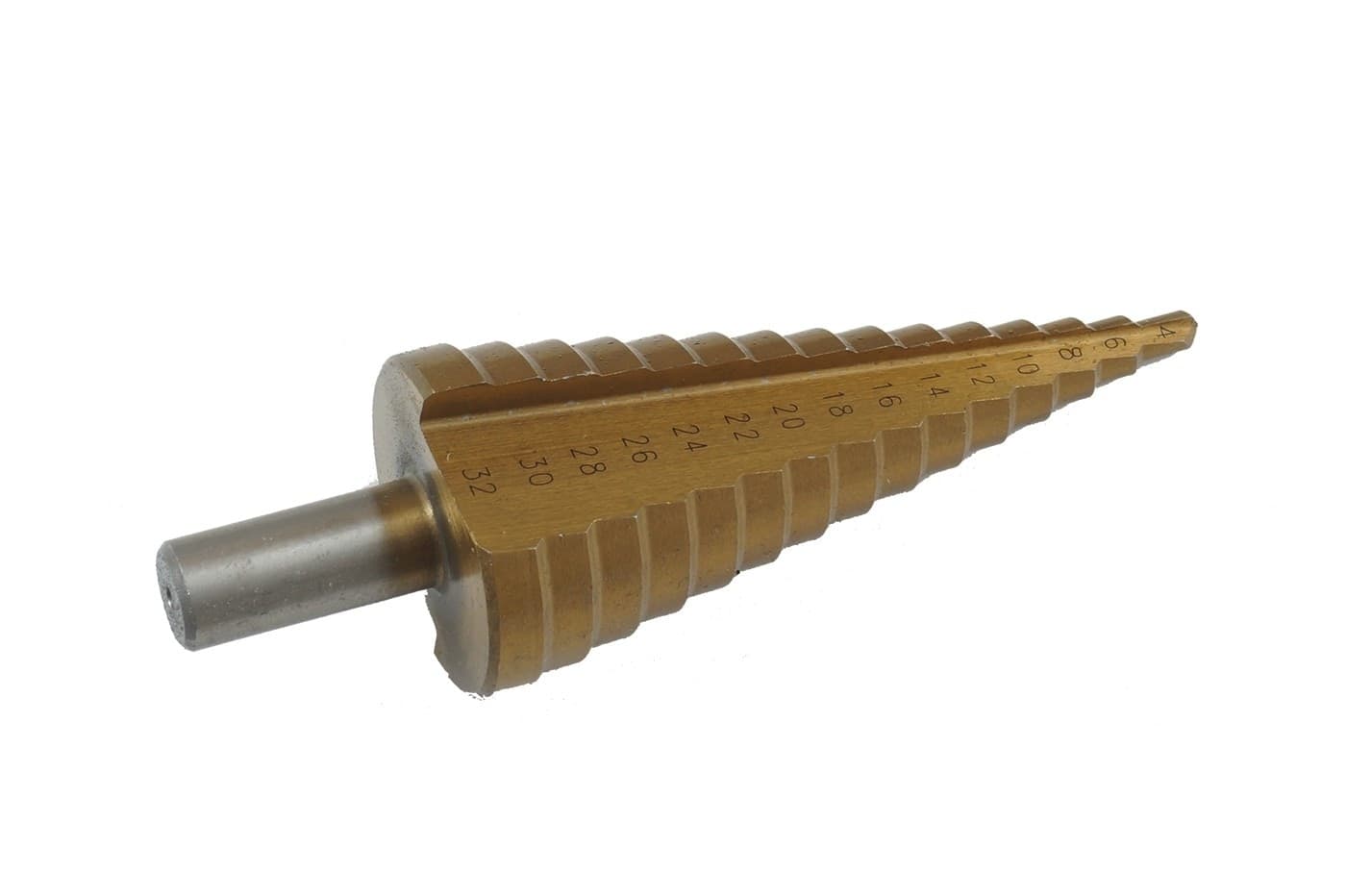 SET 4 PUNTE FRESE CONICHE SCALINO GRADINI ALLARGAFORI 4-32 4-30 4-20 4-12 - 4