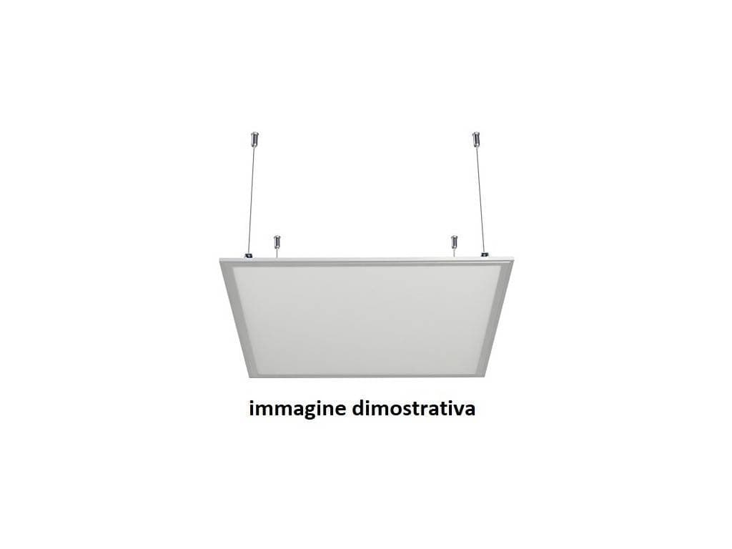 KIT DI FISSAGGIO PER PANNELLI LED A SOSPENSIONE SOFFITTO CAVETTO CORDINO FILO - 2