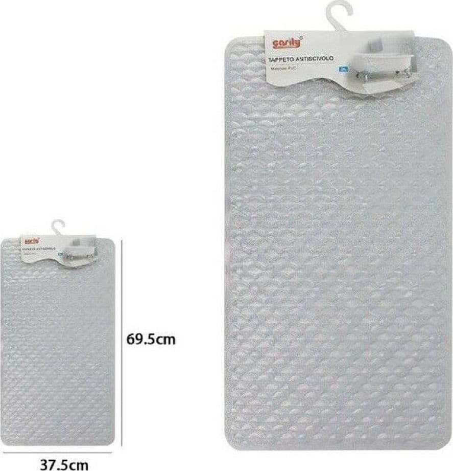 TAPPETO TAPPETINO IN PVC ANTISCIVOLO PER VASCA DA BAGNO DOCCIA 70 X 38 CM 59613 - 3