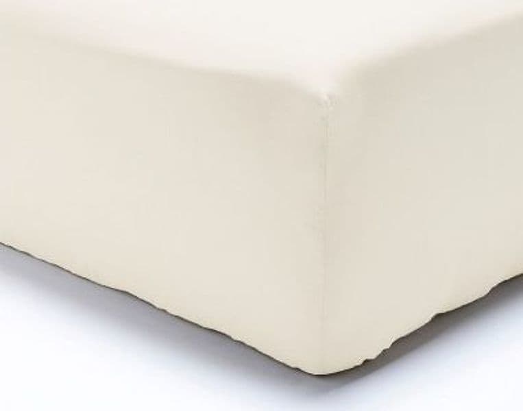 Lenzuola con Angoli elastici tinta unita letto matrimoniale Cotone - 42