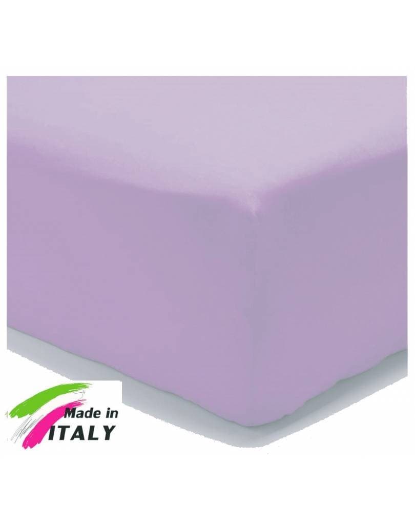Lenzuola con Angoli elastici tinta unita letto matrimoniale Cotone - 33