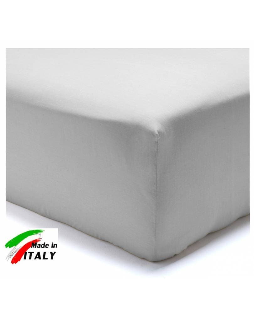 Lenzuola con Angoli elastici tinta unita letto matrimoniale Cotone - 34