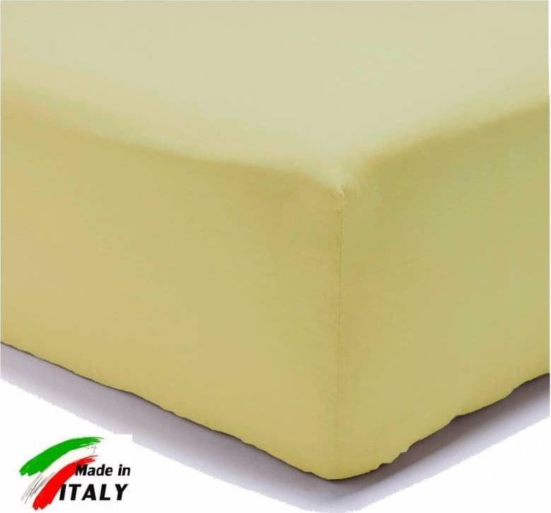 Lenzuola con Angoli elastici tinta unita letto matrimoniale Cotone - 35