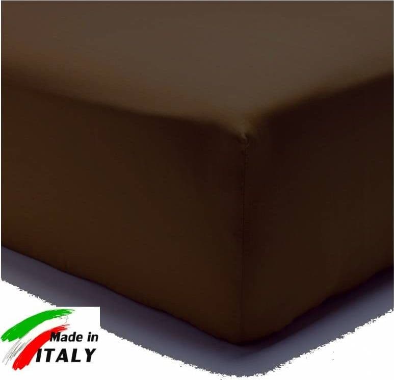 Lenzuola con Angoli elastici tinta unita letto matrimoniale Cotone - 32