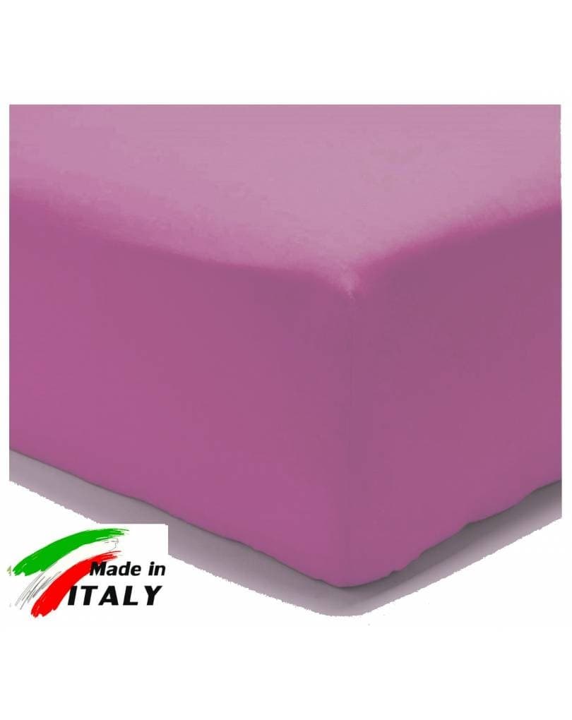 Lenzuola con Angoli elastici tinta unita letto matrimoniale Cotone - 36