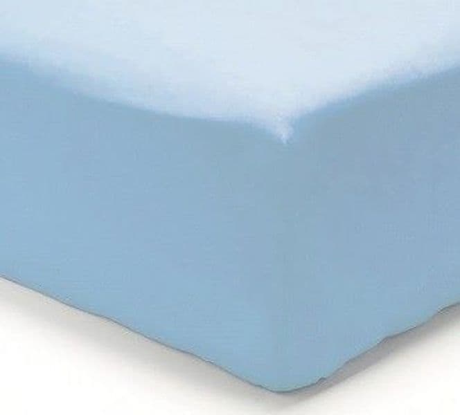 Lenzuola con Angoli elastici tinta unita letto matrimoniale Cotone - 39