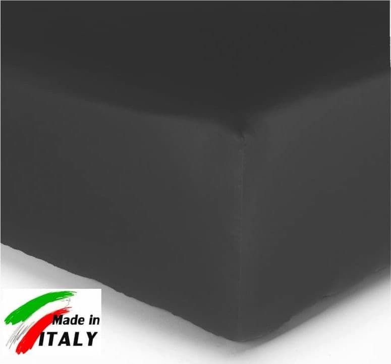 Lenzuola con Angoli elastici tinta unita letto matrimoniale Cotone - 31