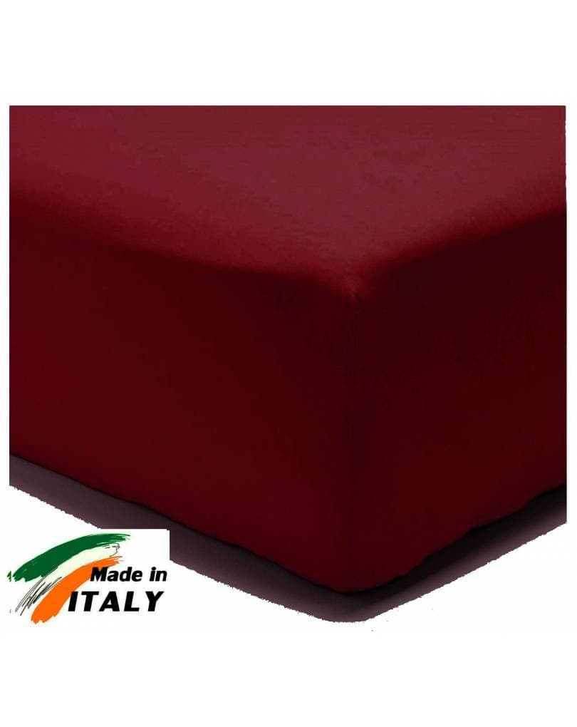Lenzuola con Angoli elastici tinta unita letto matrimoniale Cotone - 37