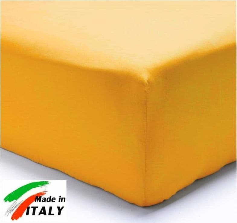 Lenzuola con Angoli elastici tinta unita letto matrimoniale Cotone - 41