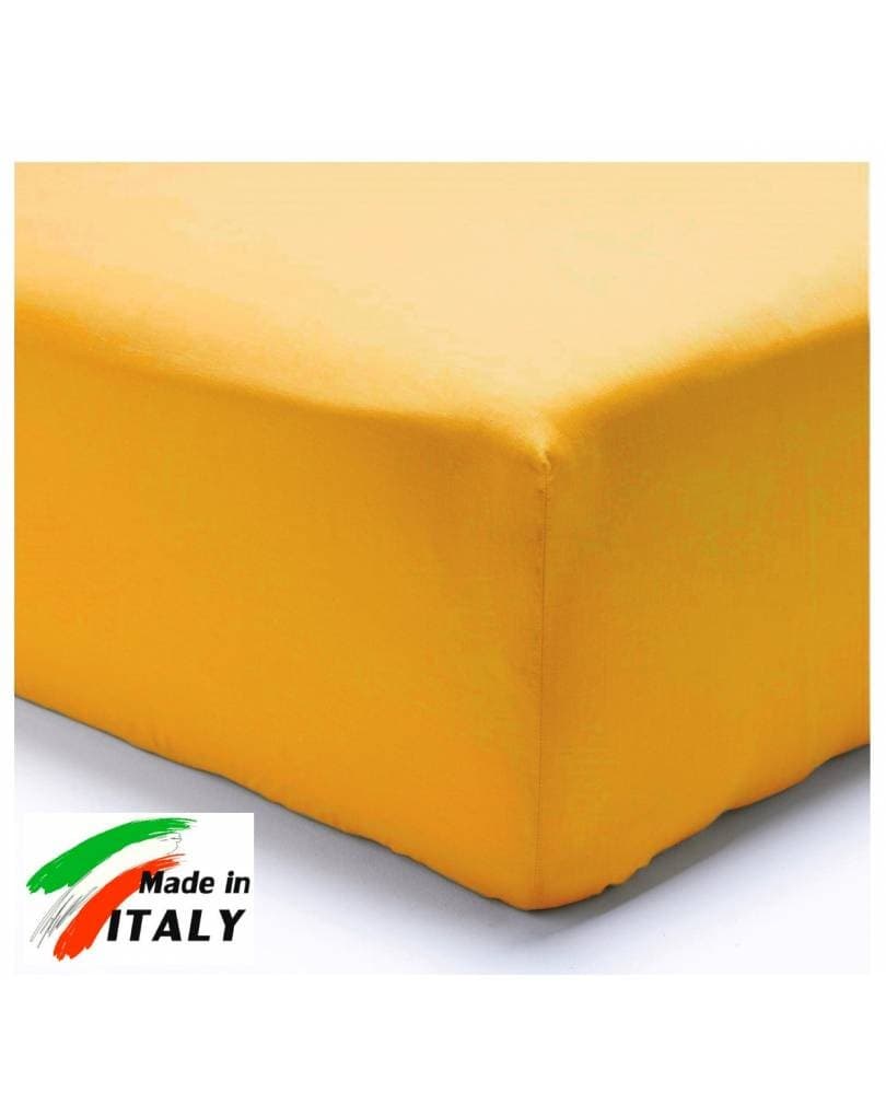 Lenzuola con Angoli elastici tinta unita letto matrimoniale Cotone - 41