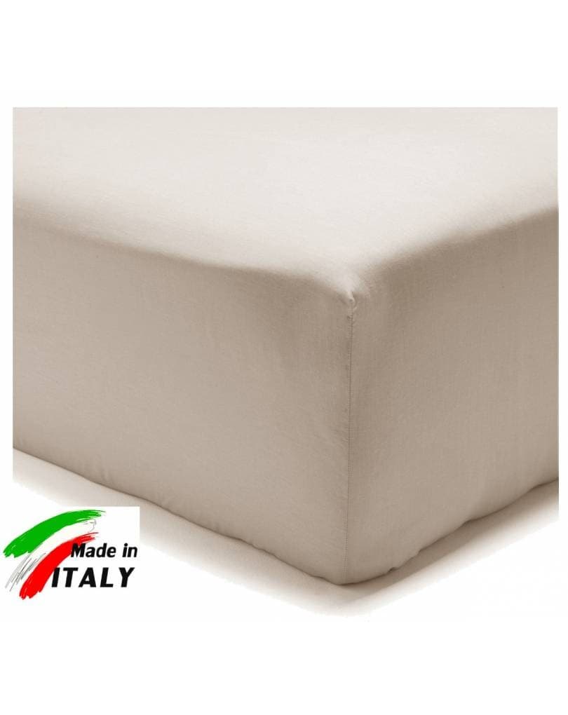 Lenzuola con Angoli elastici tinta unita letto matrimoniale Cotone - 27