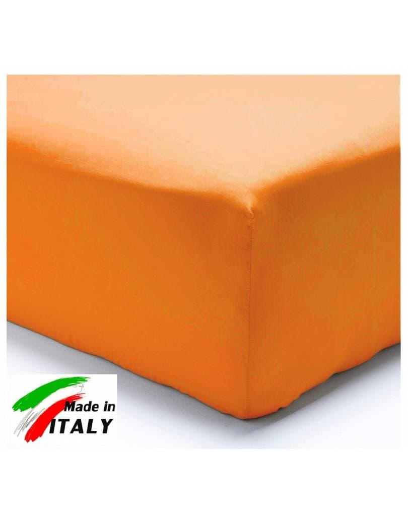 Lenzuola con Angoli elastici tinta unita letto matrimoniale Cotone - 26