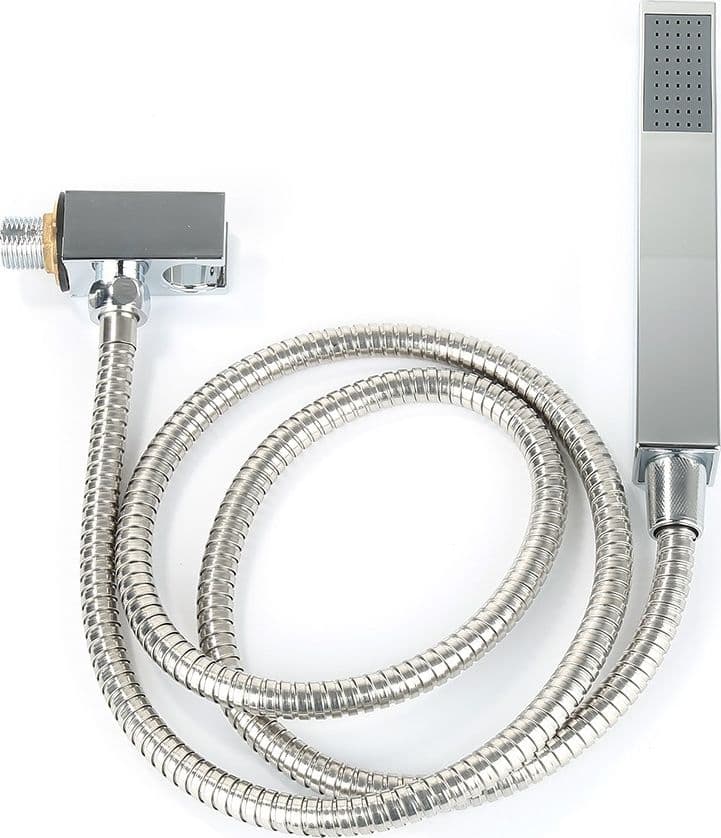 PANNELLO COLONNA DOCCIA CASCATA PIOGGIA UGELLI IDROMASSAGGIO SOFFIONE LUCI LED - 9