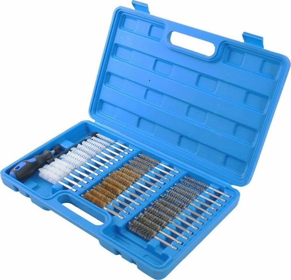 SET COMPLETO DI 38 SCOVOLI PER LA PULIZIA E LA SBAVATURA DI CILINDRI BOCCOLE - 2