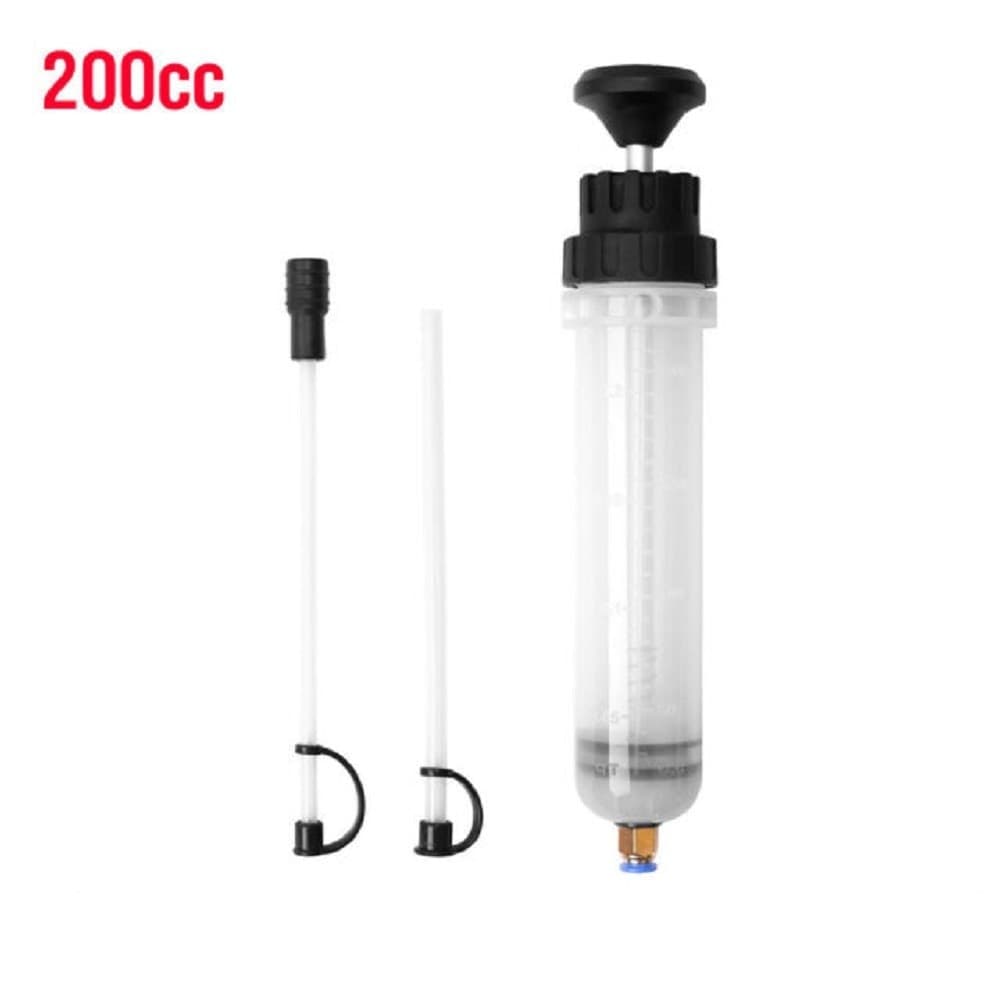 POMPA MANUALE PER CAMBIO OLIO POMPA ASPIRAZIONE LIQUIDI AUDI VW SEAT 200CC 200ML - 3