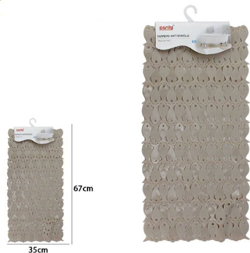 TAPPETO TAPPETINO PVC PESCIOLINI ANTISCIVOLO VASCA BAGNO DOCCIA 67 X 35 CM 59623 - 2