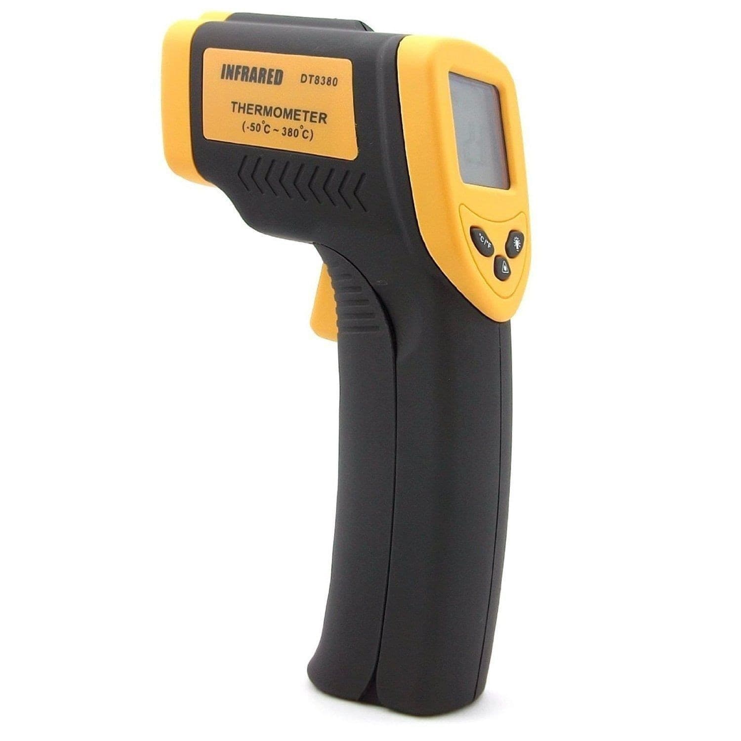 TERMOMETRO DIGITALE AD INFRAROSSI CON LASER -50° a 380° SMART SENSORE DC 9 VOLT - 2