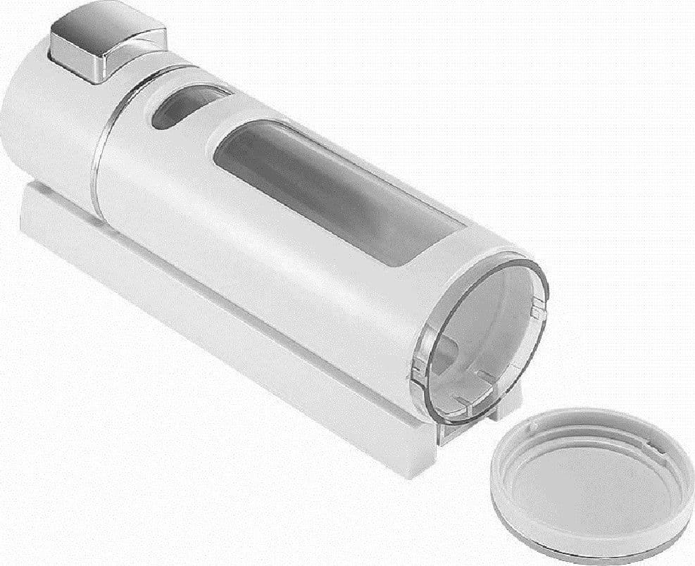 DISPENSER EROGATORE PORTA SAPONE MANUALE DOSATORE PROFESSIONALE A MURO 400ML - 5