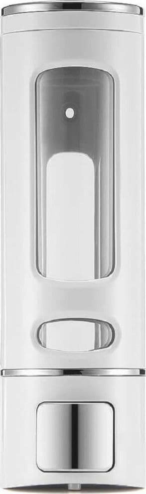 DISPENSER EROGATORE PORTA SAPONE MANUALE DOSATORE PROFESSIONALE A MURO 400ML - 6