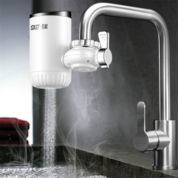 RUBINETTO ELETTRICO ISTANTANEO CALDAIA ACQUA CALDA CON DISPLAY FO-J09 - 4