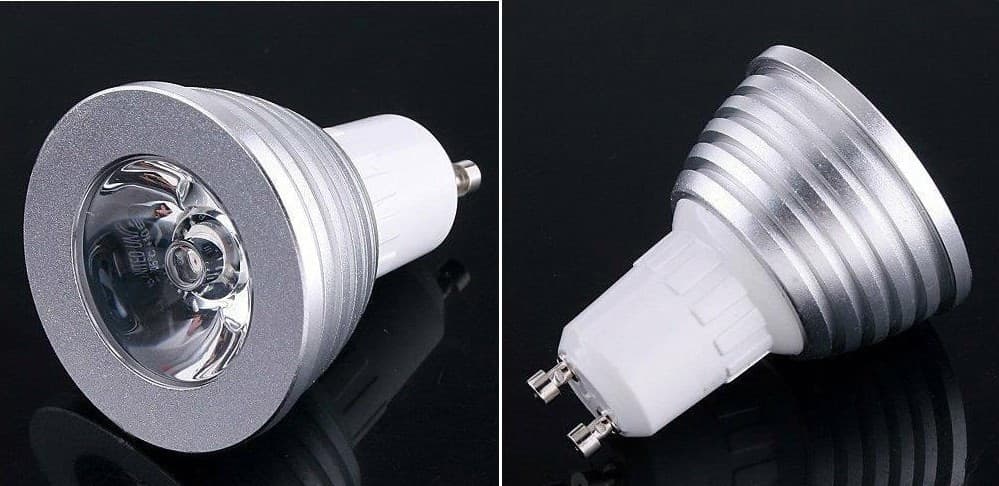 FARO RGB LAMPADA FARETTO GU10 MULTICOLORE 3W LED TELECOMANDO CROMOTERAPIA - 3