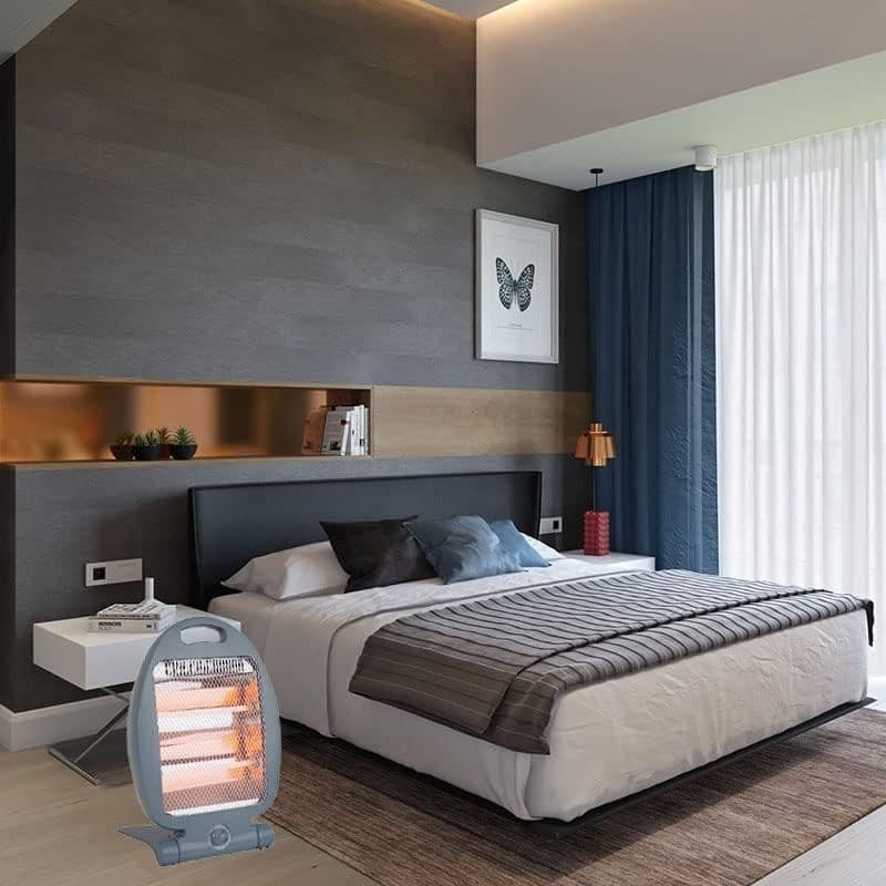 STUFA ELETTRICA AD INFRAROSSI AL QUARZO POTENZA MAX 800 WATT CON TERMOSTATO - 4