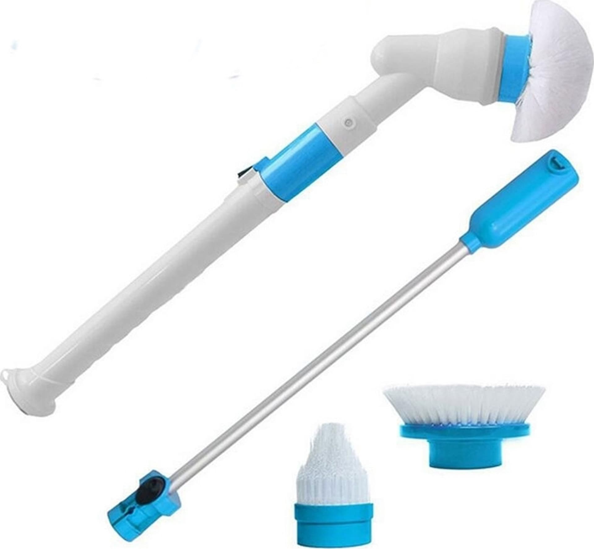 SPAZZOLONE SPAZZOLA ROTANTE CORDLESS RICARICABILE PER PULIZIA PIASTRELLE BAGNO - 7