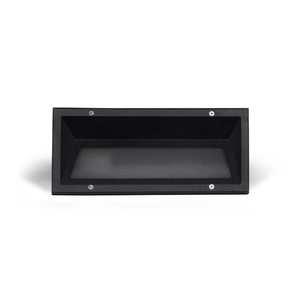 SEGNAPASSO FARETTO DA INCASSO PER ESTERNO CON ATTACCO E27 LED RETTANGOLARE IP65 - 3