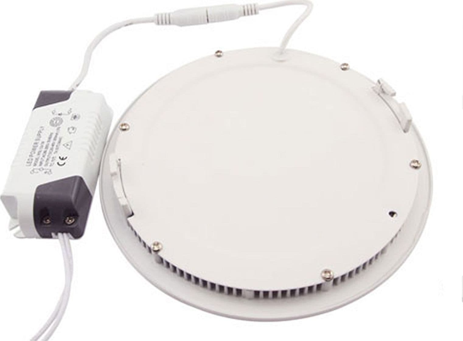 FARETTO LED 18W ULTRA SLIM QUADRATO INCASSO A MOLLA CON LED DRIVER 22.5CM - 3