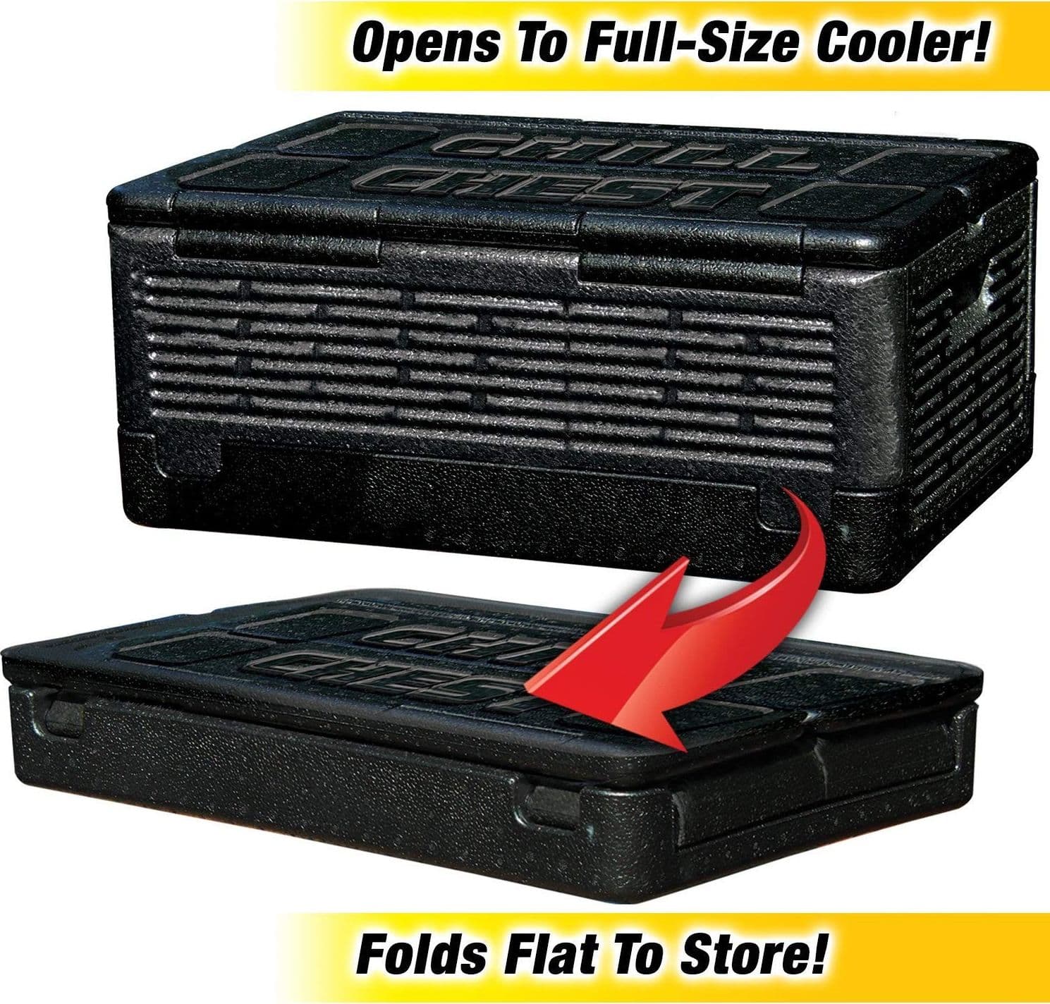 CHILL CHEST CONTENITORE FRIGO PIEGHEVOLE RAFFREDDAMENTO FRIGORIFERO PORTATILE - 2