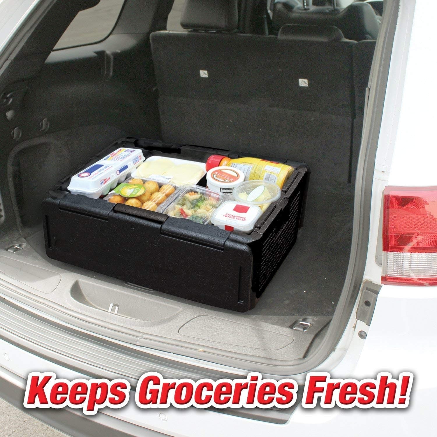 CHILL CHEST CONTENITORE FRIGO PIEGHEVOLE RAFFREDDAMENTO FRIGORIFERO PORTATILE - 3