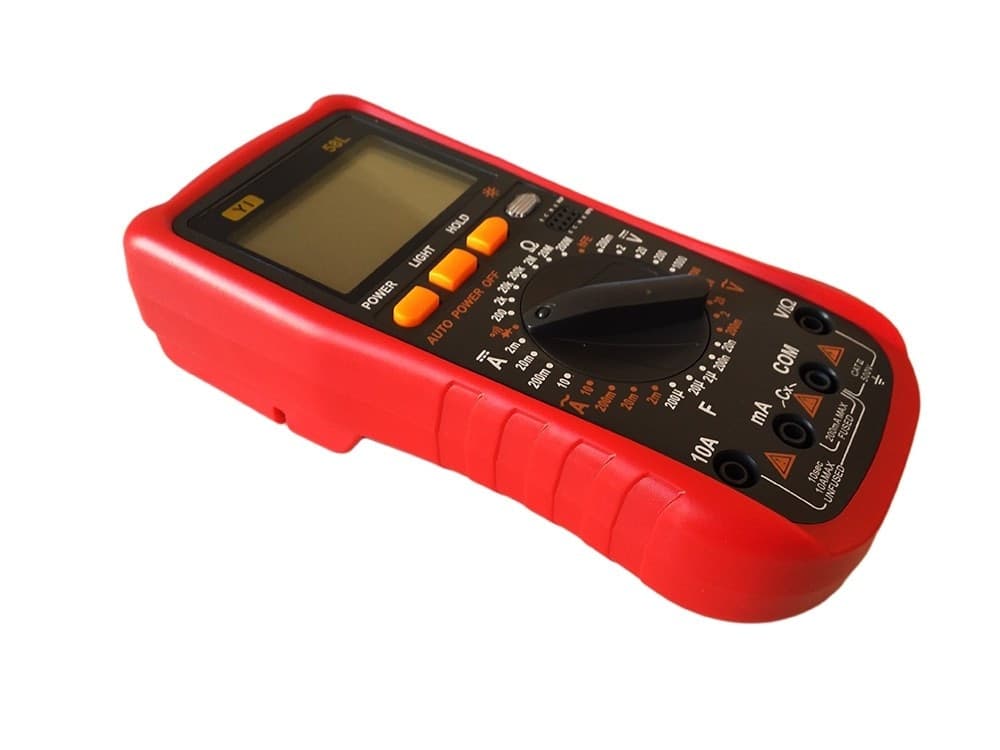 MULTIMETRO TESTER DIGITALE PROFESSIONALE VOLT AMPERE FARAD PUNTALI YI-58L - 6