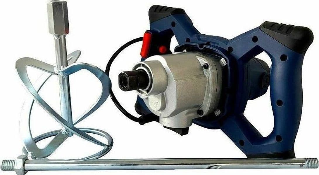TRAPANO MISCELATORE MESCOLATORE CON FRUSTA PER COLLA E MALTA 1300W REHM-130C - 3