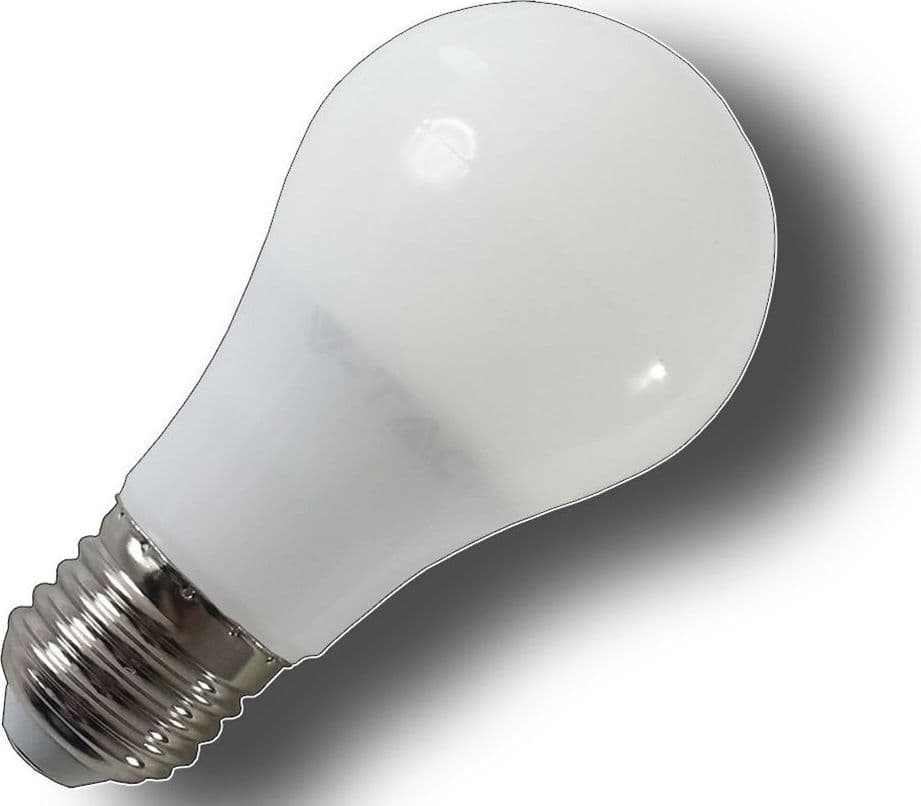 Lampadina LED a Goccia Smerigliata Attacco E27, Luce Bianca Calda Fredda V-Tac - 2