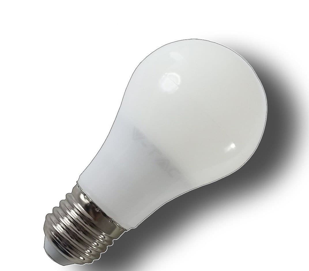 Lampadina LED a Goccia Smerigliata Attacco E27, Luce Bianca Calda Fredda V-Tac - 2