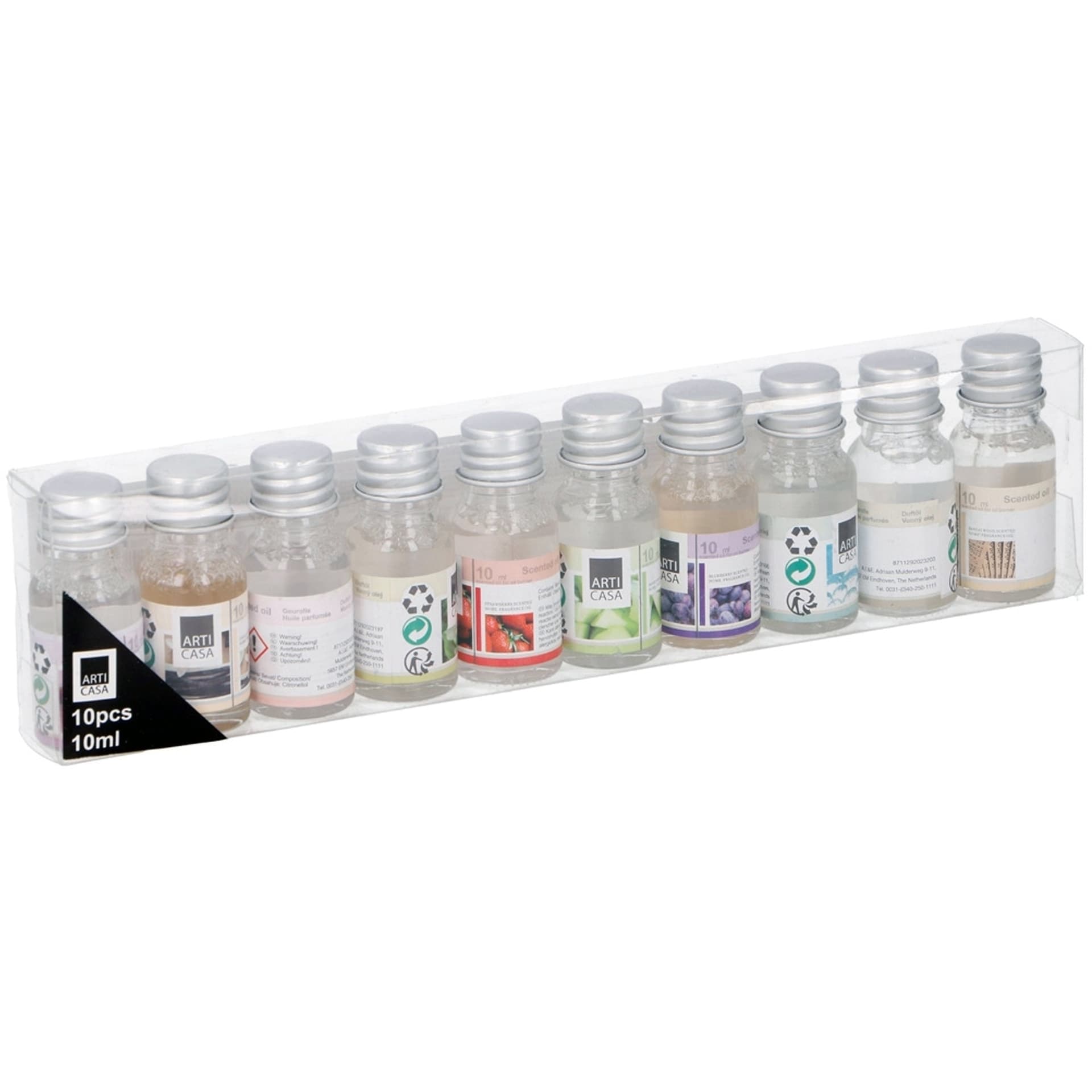 SET 10 PROFUMATORI AMBIENTE RICARICA OLIO PROFUMO 10ML ASSORTITI PER BRUCIATORE - 2