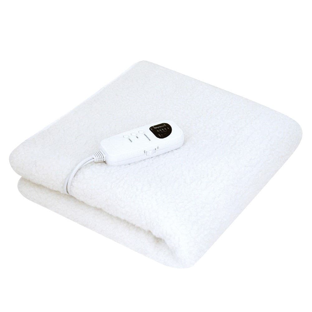 COPERTA ELETTRICA TERMICA LETTO SINGOLO IN LANA COPRIMATERASSO SCALDALETTO 60W - 2