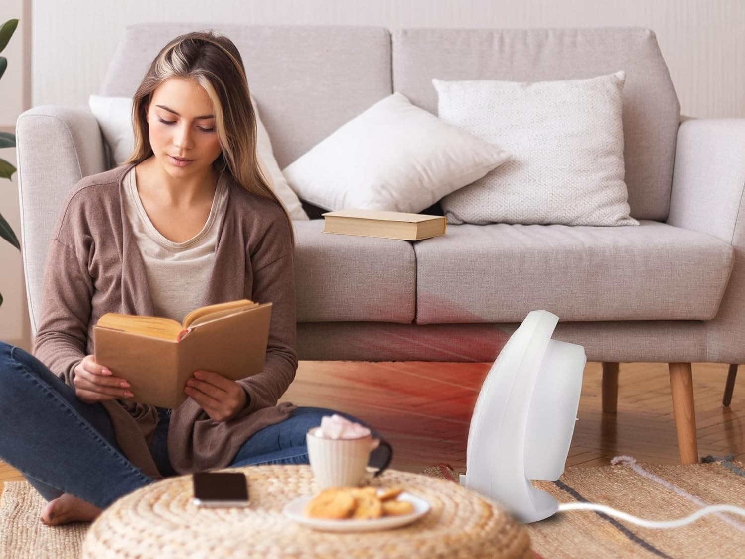 CALDOBAGNO ELETTRICO A BASSO CONSUMO ENERGETICO STUFA STUFETTA TERMOVENTILATORE - 4