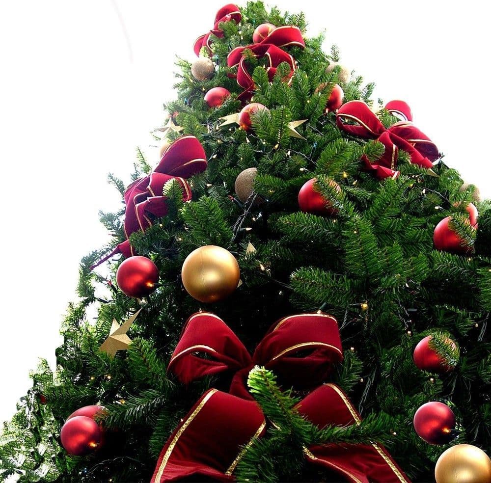 16 PALLINE DECORATIVE PER ADDOBBI ALBERO DI NATALE GLITTERATE E LUCIDE COLORE