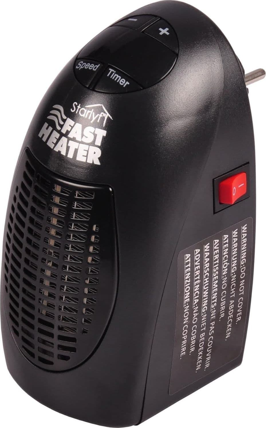 STUFA ELETTRICA 400W FAST HEATER PORTATILE REGOLABILE DA 15° A 32° BASSO CONSUMO - 2